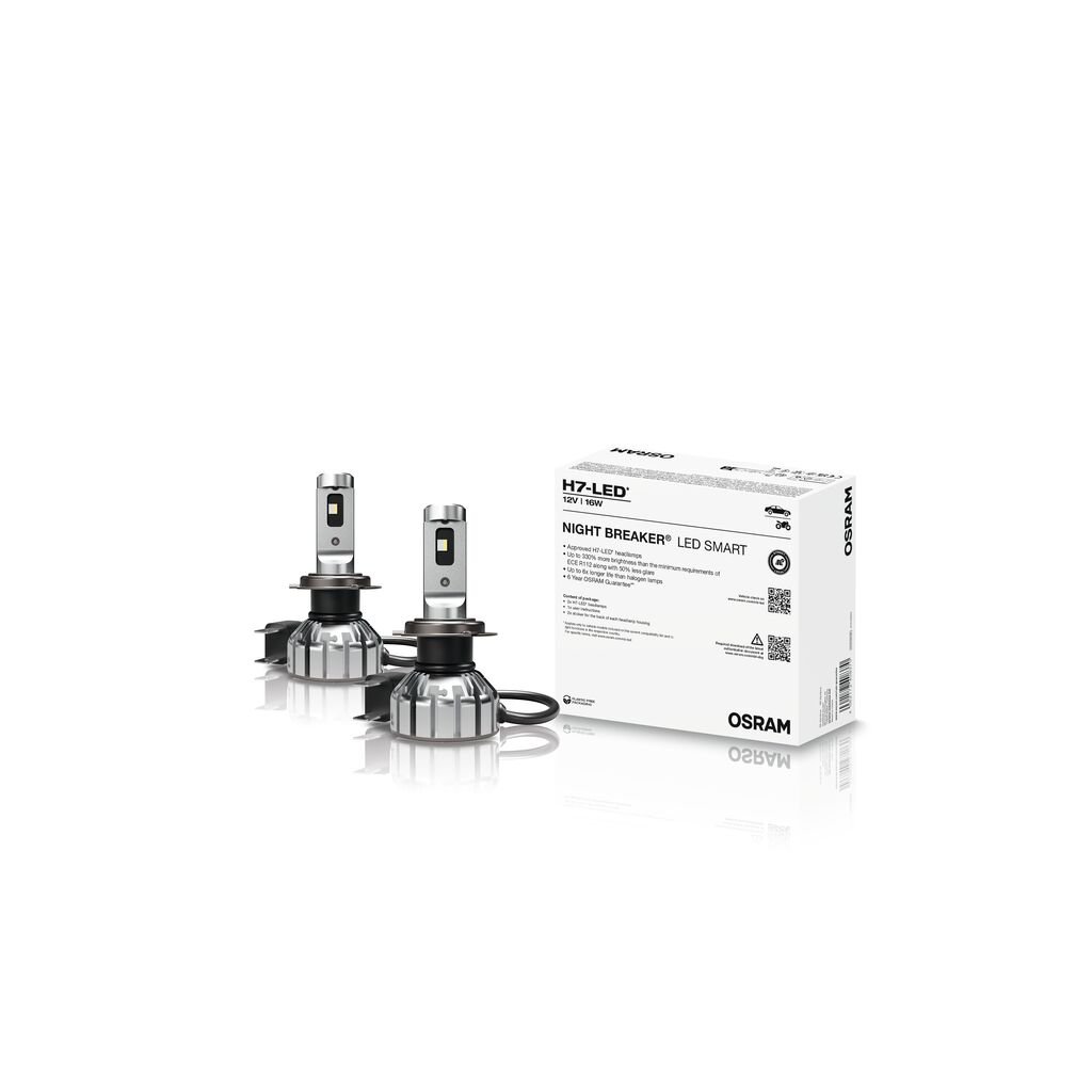 H7 NIGHT BREAKER LED SMART +330% StVZO-Konforme Werkstatt Profi-Set 2St. OSRAM H7 NIGHT BREAKER LED SMART +330% StVZO-Konforme Werkstatt Profi-Set 2St. OSRAM