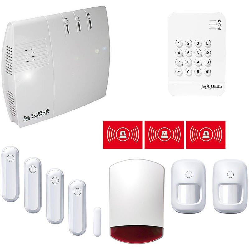 Lupusec - XT2 Plus Smart Home Ip-Alarmanlage-Set