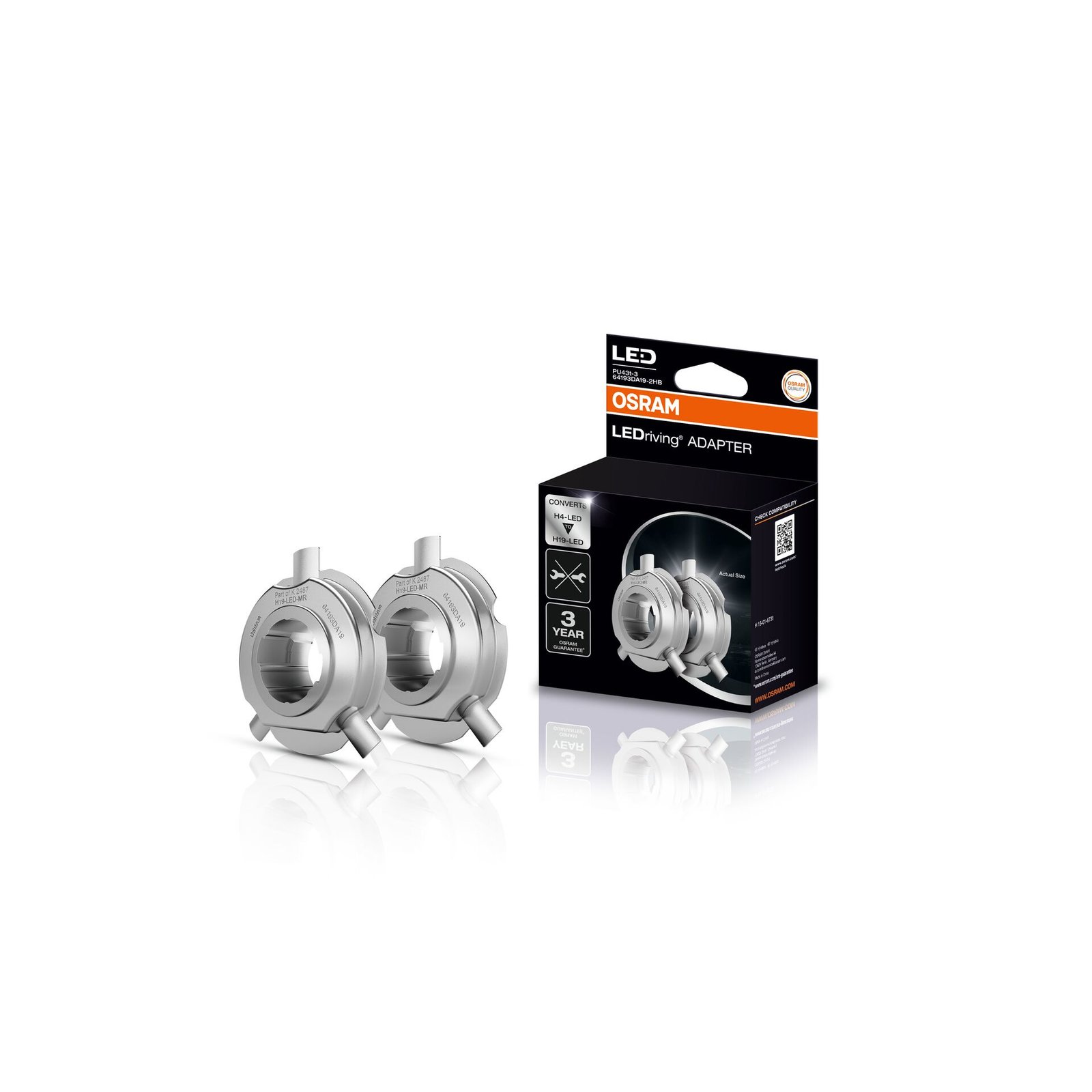 LEDriving ADAPTER für NIGHT BREAKER LED H19 2 St. OSRAM LEDriving ADAPTER für NIGHT BREAKER LED H19 2 St. OSRAM