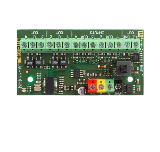 JABLOTRON JA-114HN Bus Modul mit vier Eingängen und vier Ausgängen