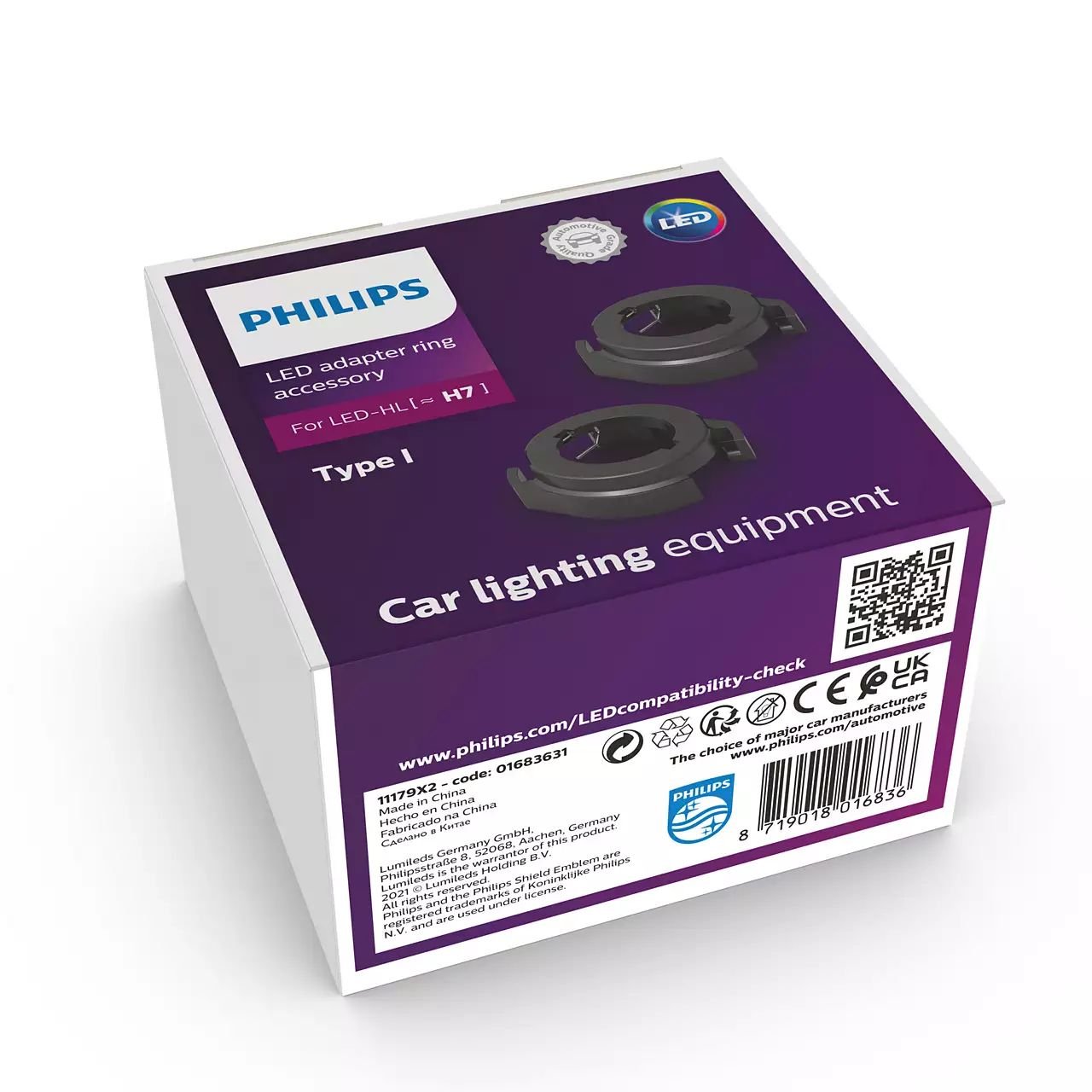 LED Connector rings [~H7] Type I - Zubehör für LED HL 2 St. Philips
