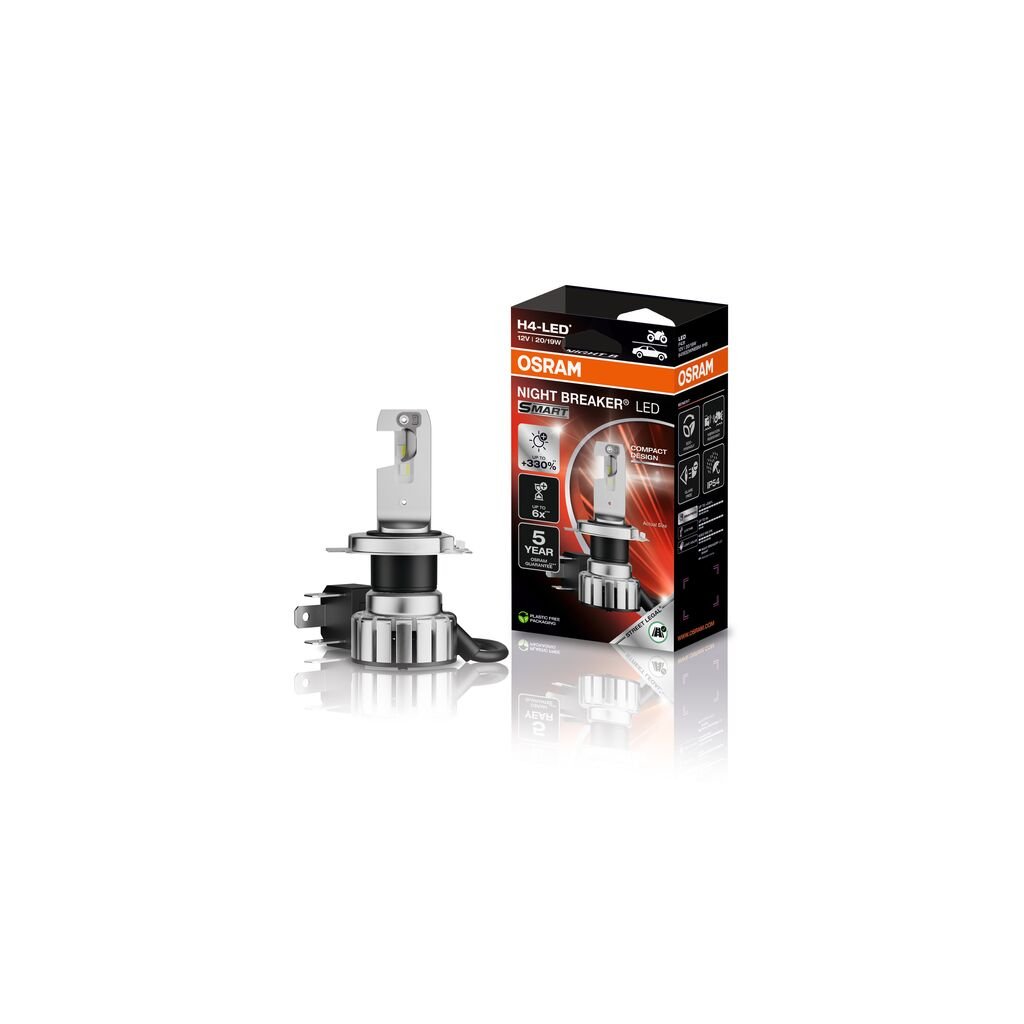 H4 NIGHT BREAKER LED SMART 330% StVZO-Konform LED Moto 1St. OSRAM H4 NIGHT BREAKER LED SMART 330% StVZO-Konform LED Moto 1St. OSRAM