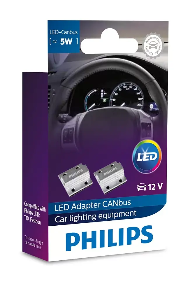 LED Adapter CANbus 5W 12V 2 St. Philips