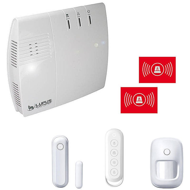 Lupusec - XT2 Plus GSM-Alarmanlagen-Set für Wohnung
