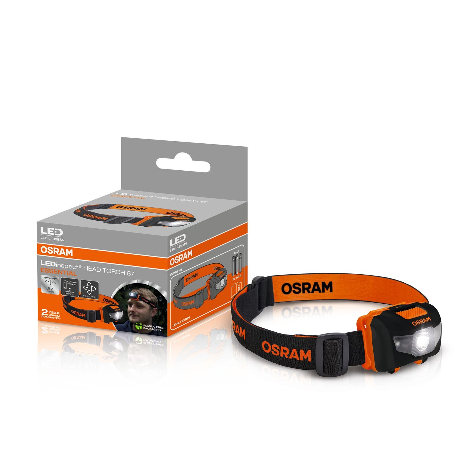 LEDinspect HEAD TORCH 87 ESSENTIAL 1 St. OSRAM LEDinspect HEAD TORCH 87 ESSENTIAL 1 St. OSRAM