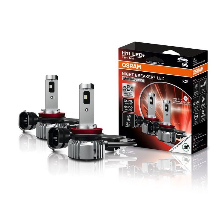 H11 NIGHT BREAKER LED SMART ECE StVZO-Konforme LED 2St. OSRAM