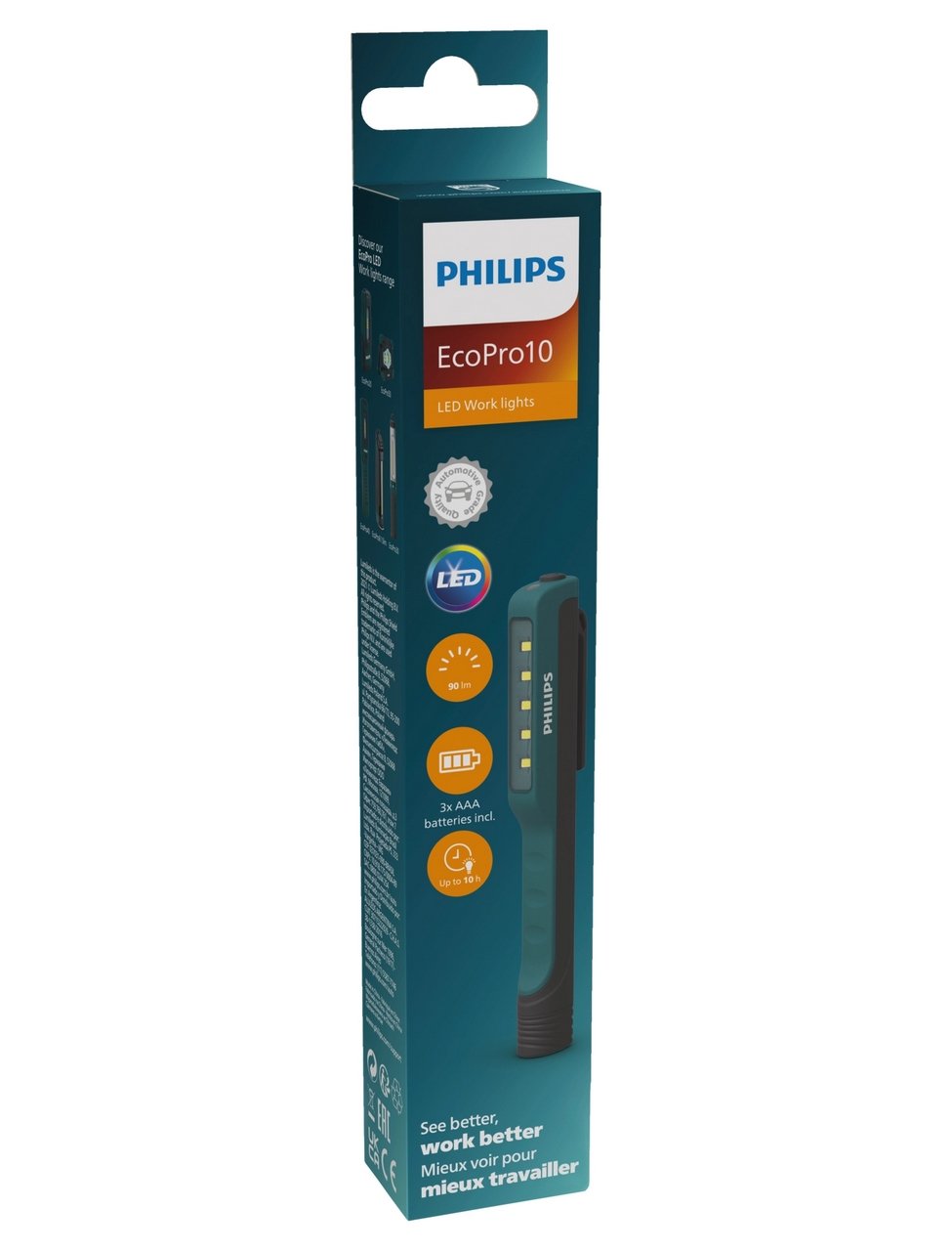 LED Inspection Werkstattlampe ECOPRO10 X1 RC120 3,7V 1St. Philips LED Inspection Werkstattlampe ECOPRO10 X1 RC120 3,7V 1St. Philips