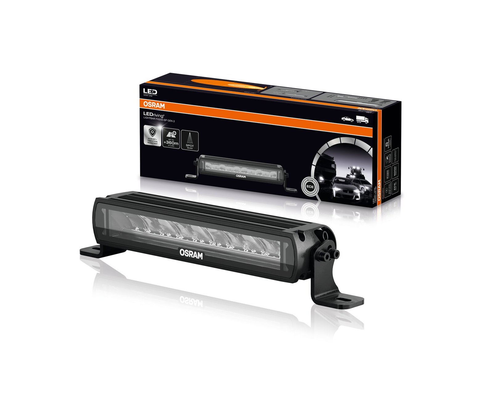 LEDriving® Lightbar FX250-SP Gen 2 Lichtleiste 1St. OSRAM LEDriving® Lightbar FX250-SP Gen 2 Lichtleiste 1St. OSRAM