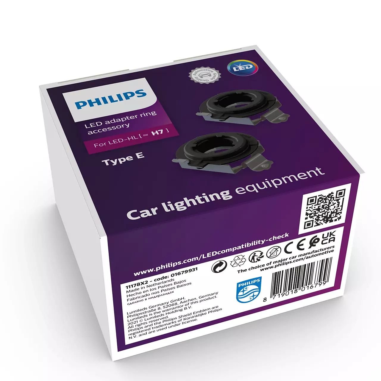 LED Connector rings [~H7] Type E - Zubehör für LED HL 2 St. Philips