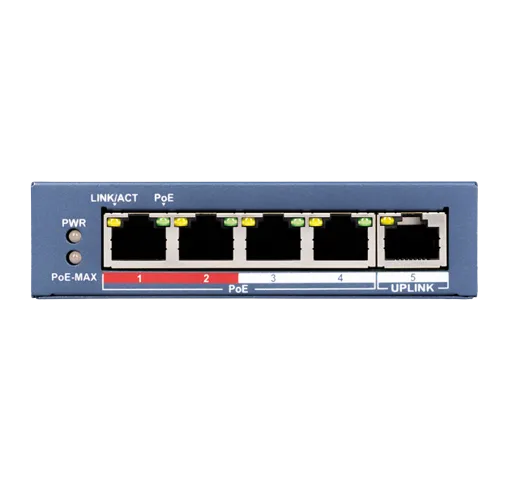 JABLOTRON JI-114Z PoE 4-Port Switch