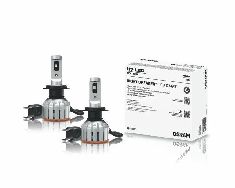 H7 NIGHT BREAKER LED START 230% für Werkstatt LED 2St. OSRAM