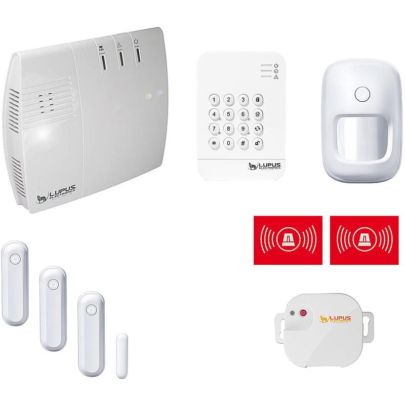 Lupusec - XT2 Plus Alarmset m. Funk-Relaissteuerung Lupusec - XT2 Plus Alarmset m. Funk-Relaissteuerung